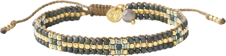 A Beautiful Story Competent Labradorite Bracelet GC Gold
