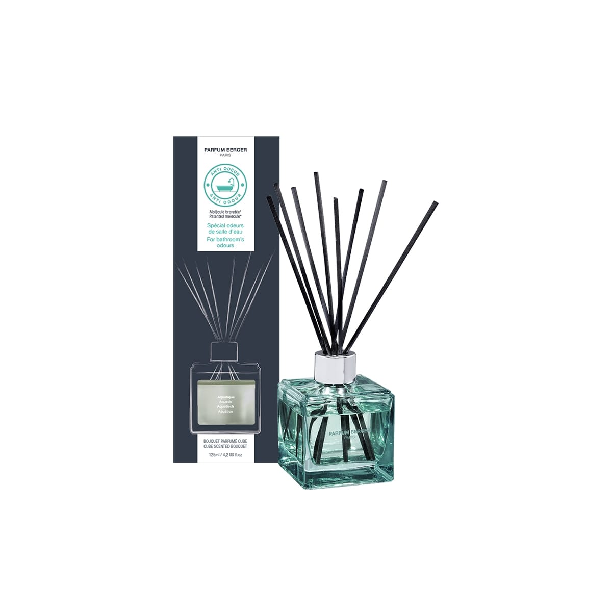 Maison Berger Paris Parfum Berger Bouquet Parfumé Cube Anti-Odeur de Salle d'Eau