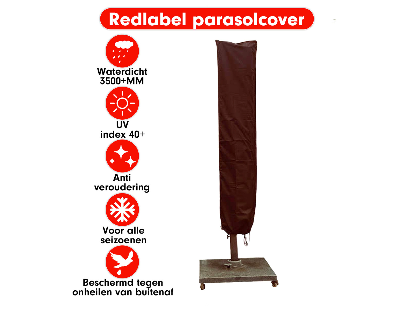 CUHOC Red Label 175x28x50 Parasolhoes