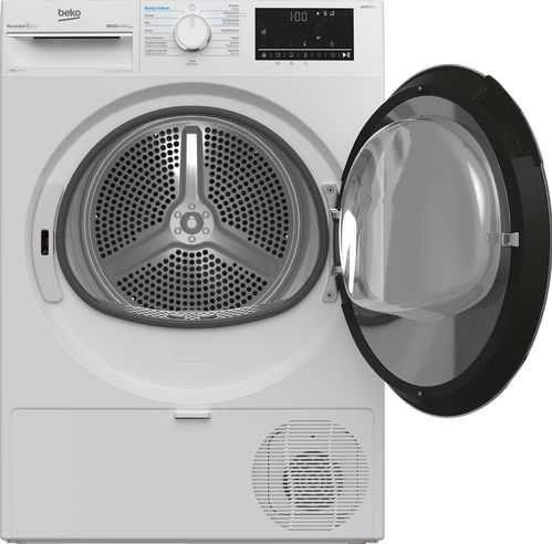 Beko B5T68243W2 Warmtepompdroger - A+++ - 8 kg - Inox - 15 Programma's
