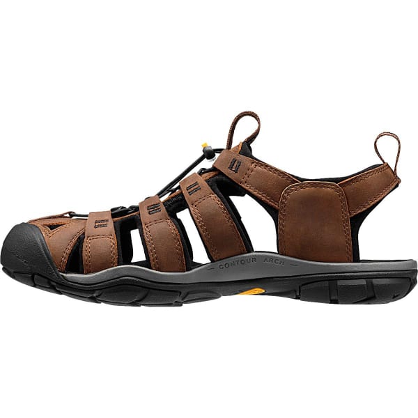Sandale de randonnée KEEN CLEARWATER CNX LEATHER DARK EARTH/BLACK