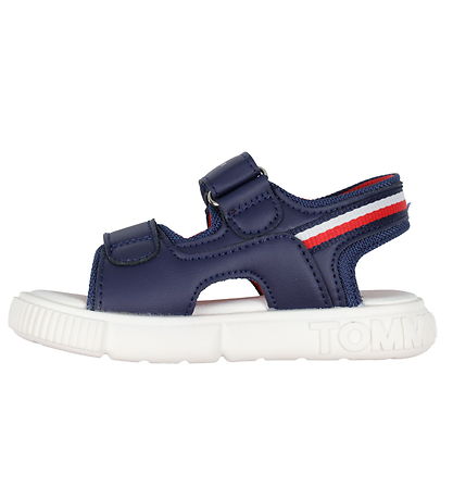 Tommy Hilfiger Sandalen - Streifen Klettband - Blau