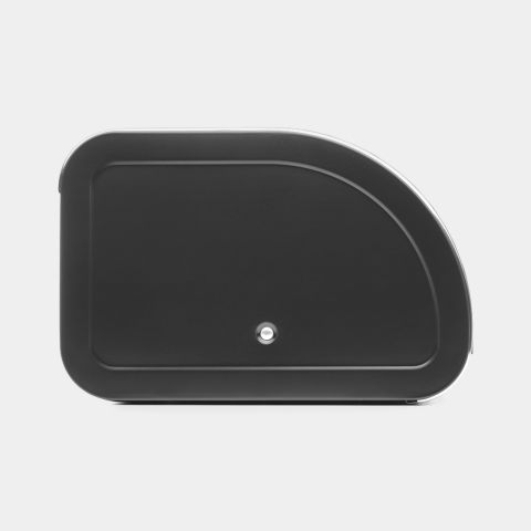 Broodtrommel met schuifdeksel, medium - Matt Black