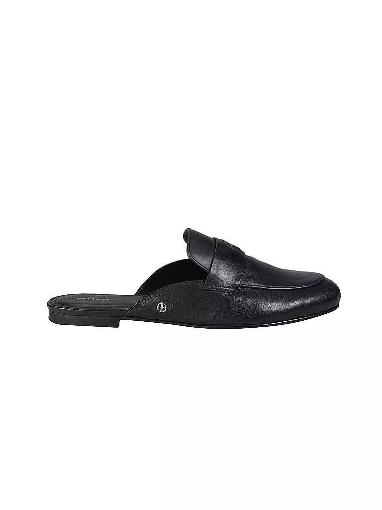 ANINE BING Lederschuhe - Slip Ons CORRINE MULES schwarz