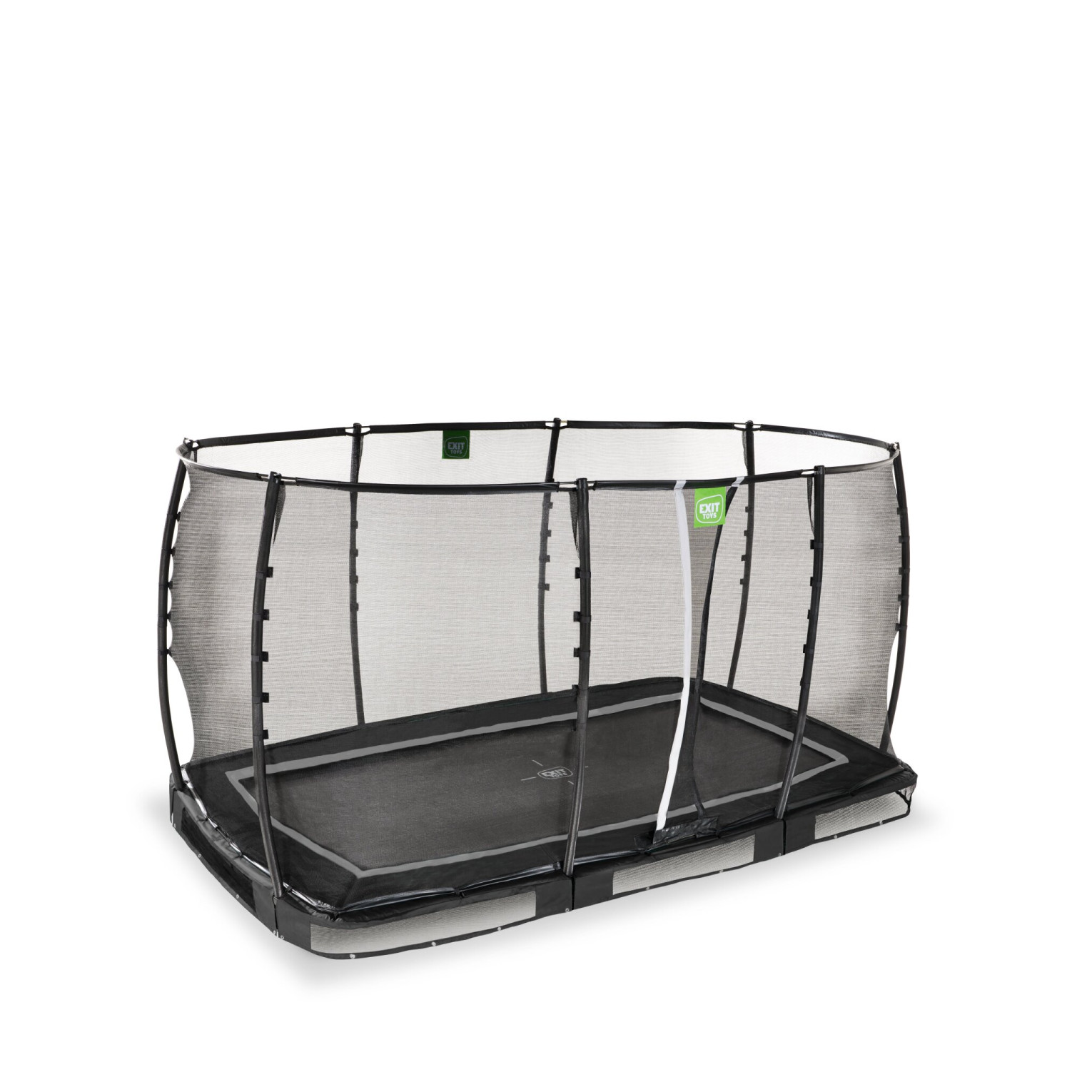 EXIT Allure Premium inground trampoline 214x366cm - zwart