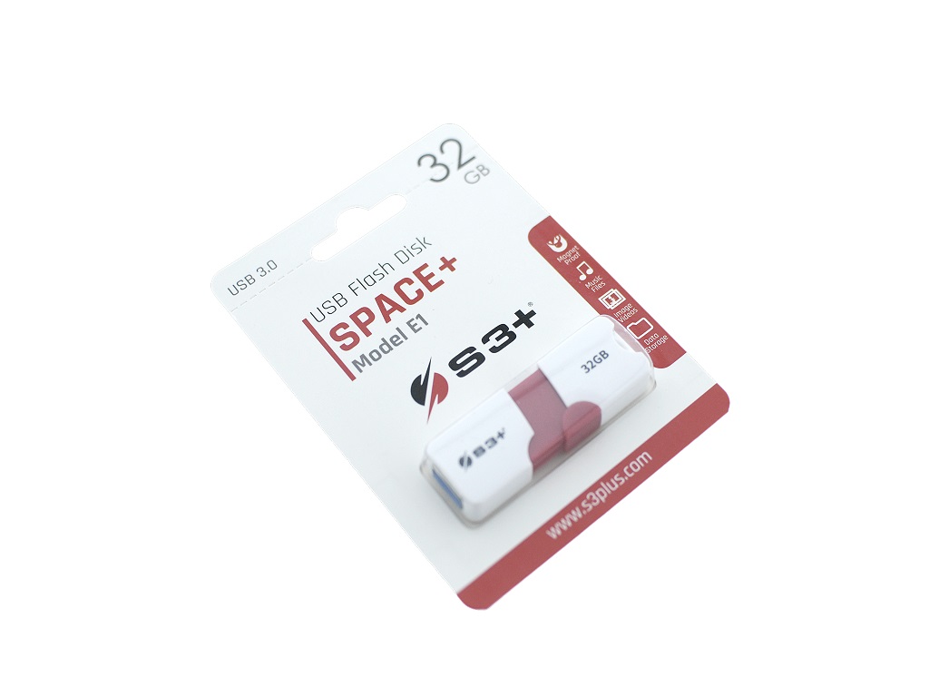 MEMÓRIAS USB S3PD3003032BK-R 32GB SPACE VERMELHO