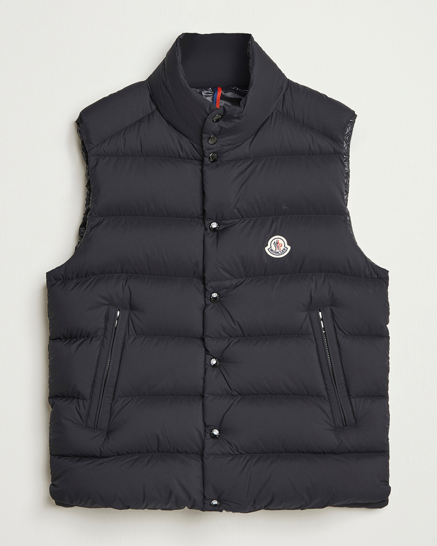Moncler Tibb Matte Down Vest Black