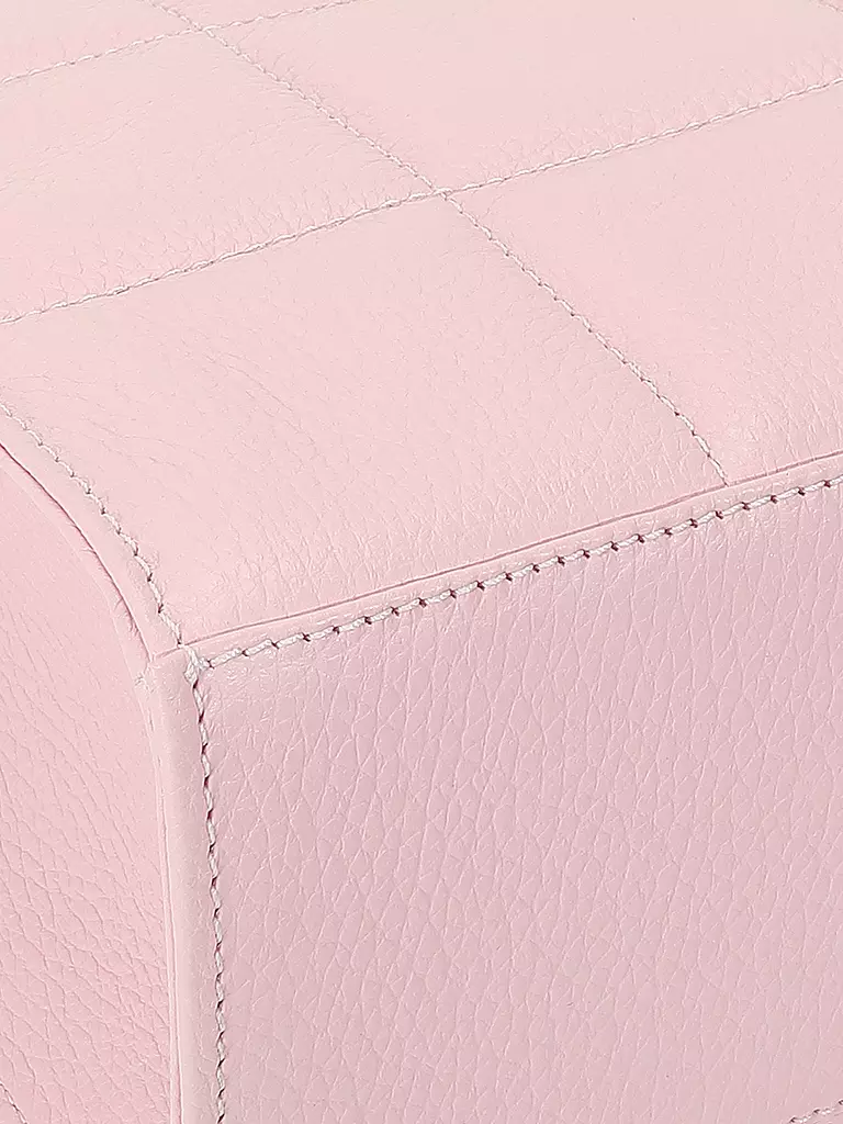 JULIA SKERGETH Ledertasche - Henkeltasche QUILTED BAG SMALL rosa