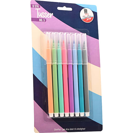 Danpen tuscher 8-pak