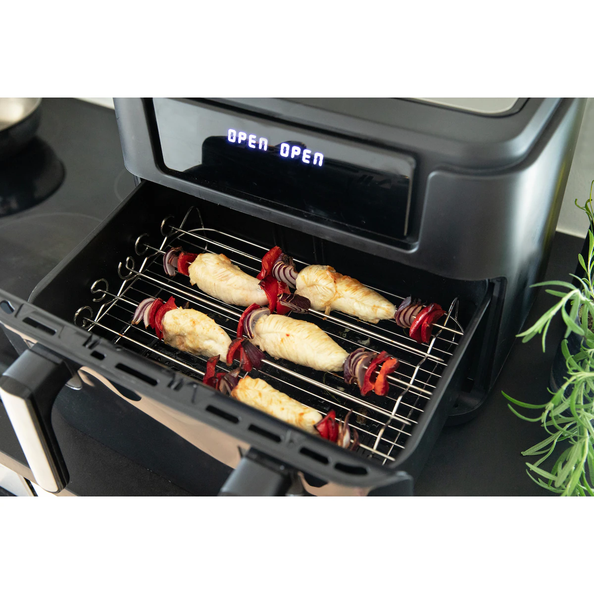 Gastronoma dual zone airfryer 18290008 (sort)