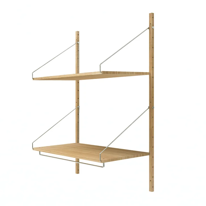 Frama - Library Regal H 114,8 cm, Eiche natur (Hanger Section)