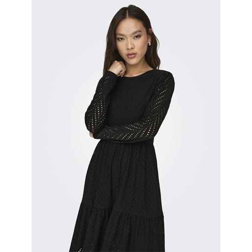 JDY Carla Cathinka Kjole, Black, S