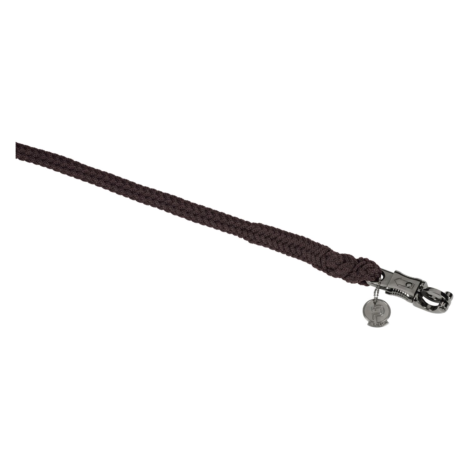 ESKADRON Platinum Anbinde- und Führstrick mit Panikhaken Duralastic  - teak brown - Einheitsgröße