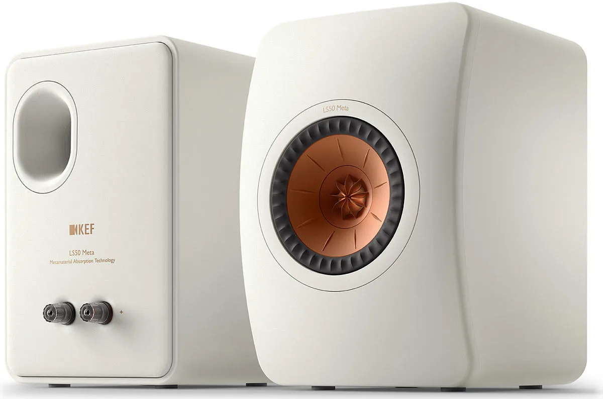 KEF LS50 Meta Blanc mat (la paire) Enceintes bibliothèque