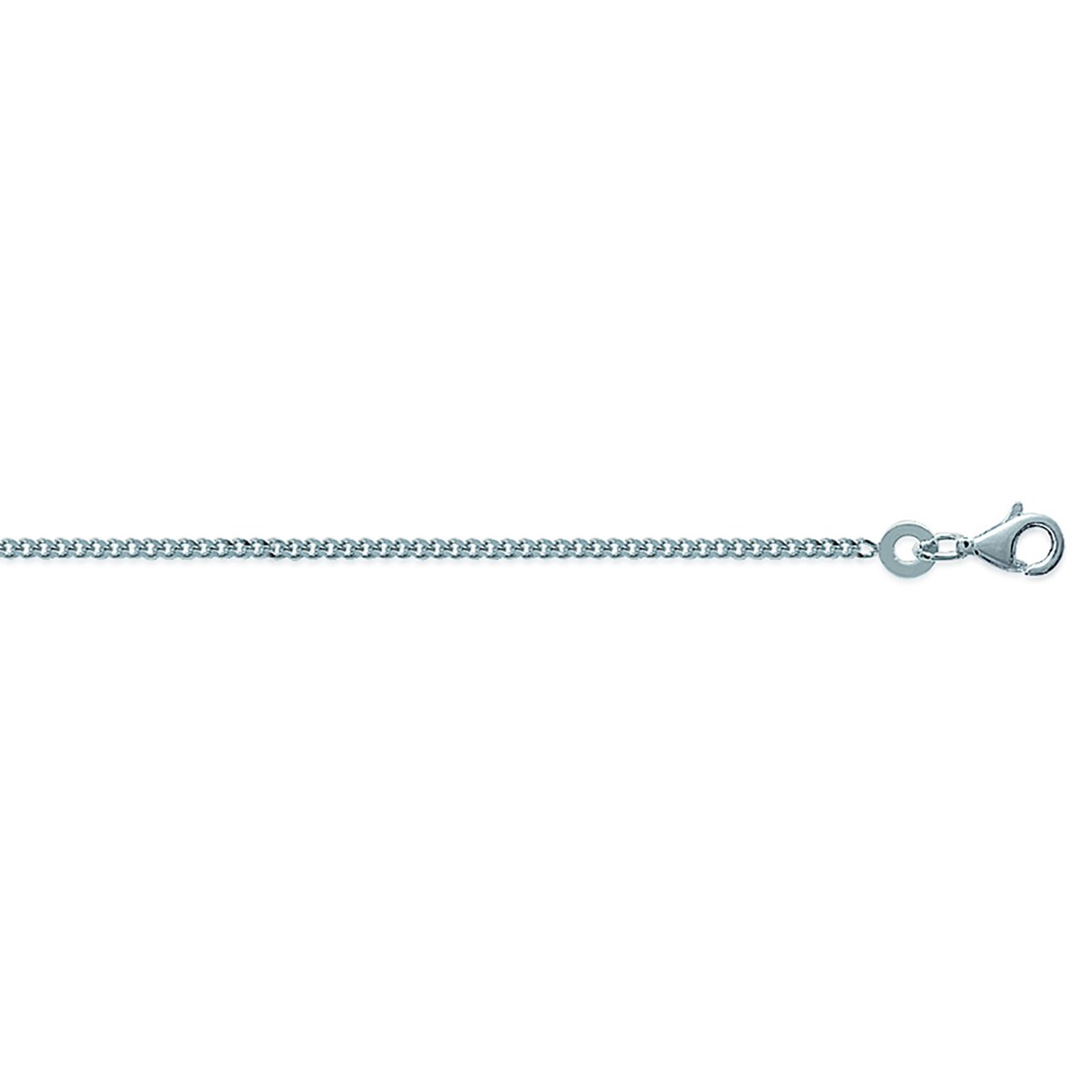 Chaîne Brillaxis maille gourmette argent 45cm