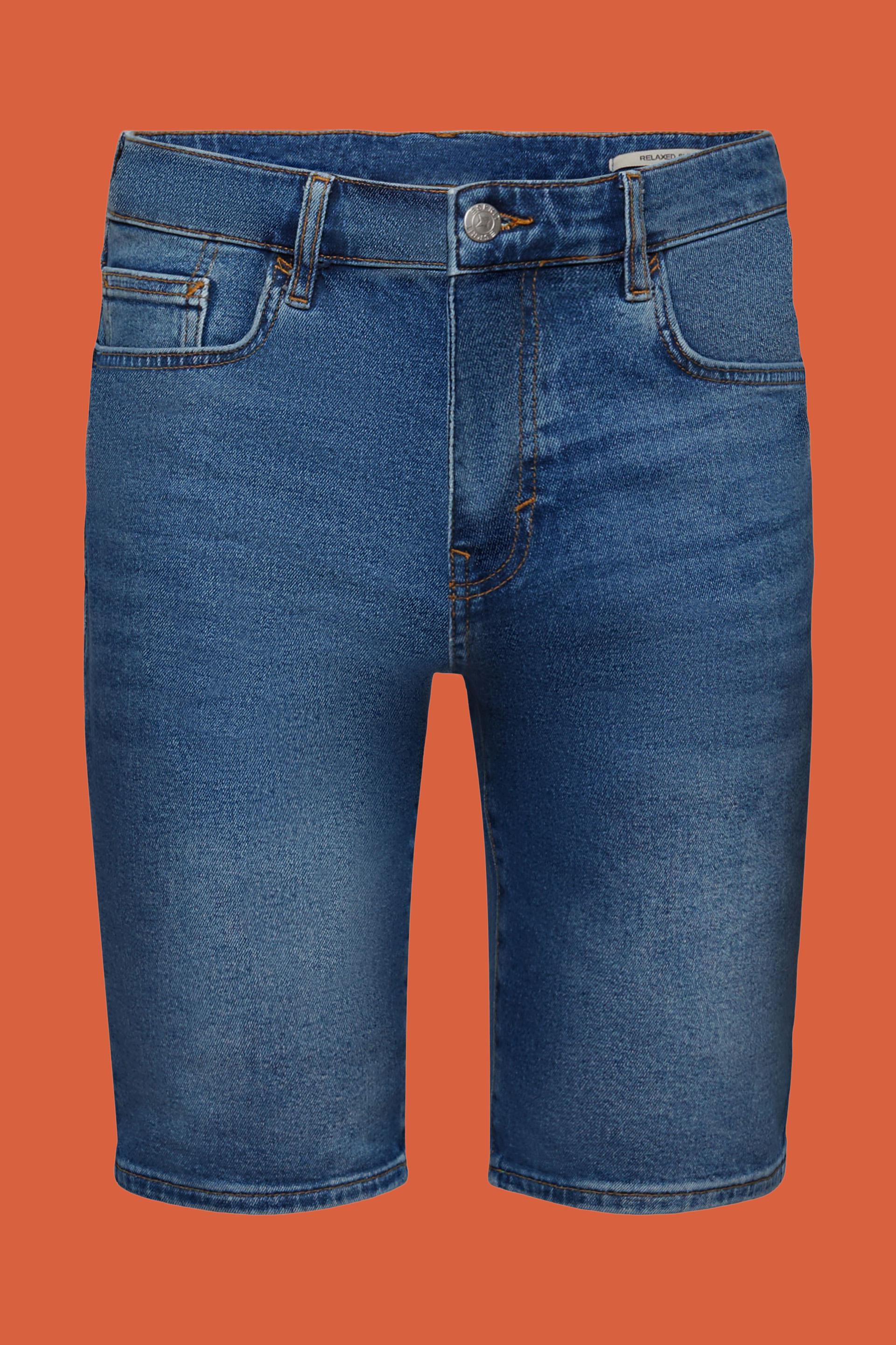 Short en jean décontracté de coupe Slim Fit