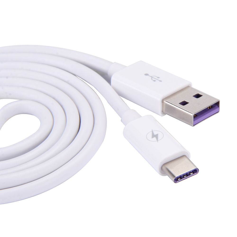 Ladekabel für Smartphones USB Typ C 3 m weiss
