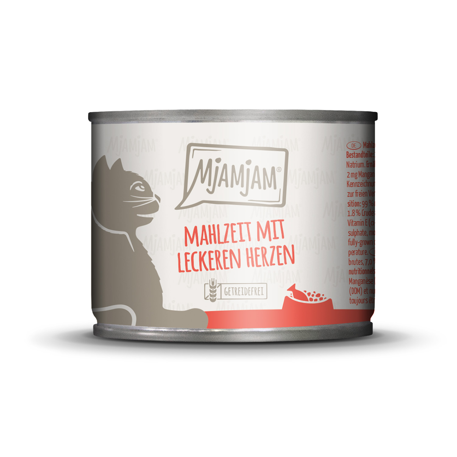 Mahlzeit mit leckeren Herzen