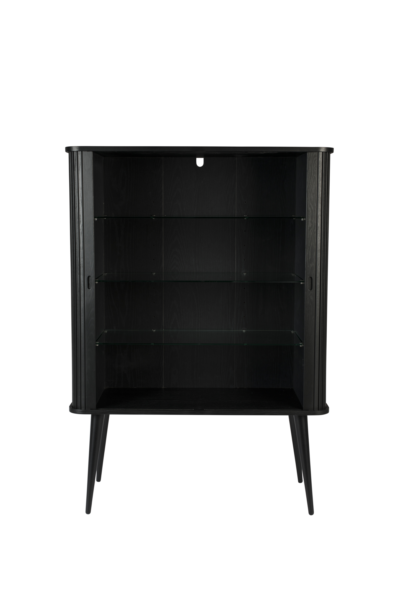 Wandkast  Barbier zwart