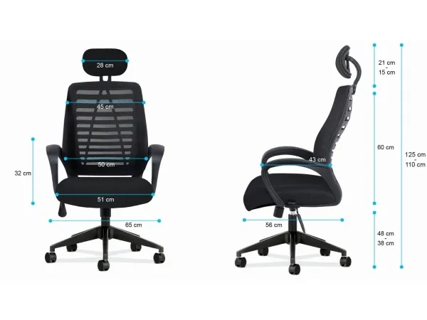 Huzaro Manager 2.1 office chair, black