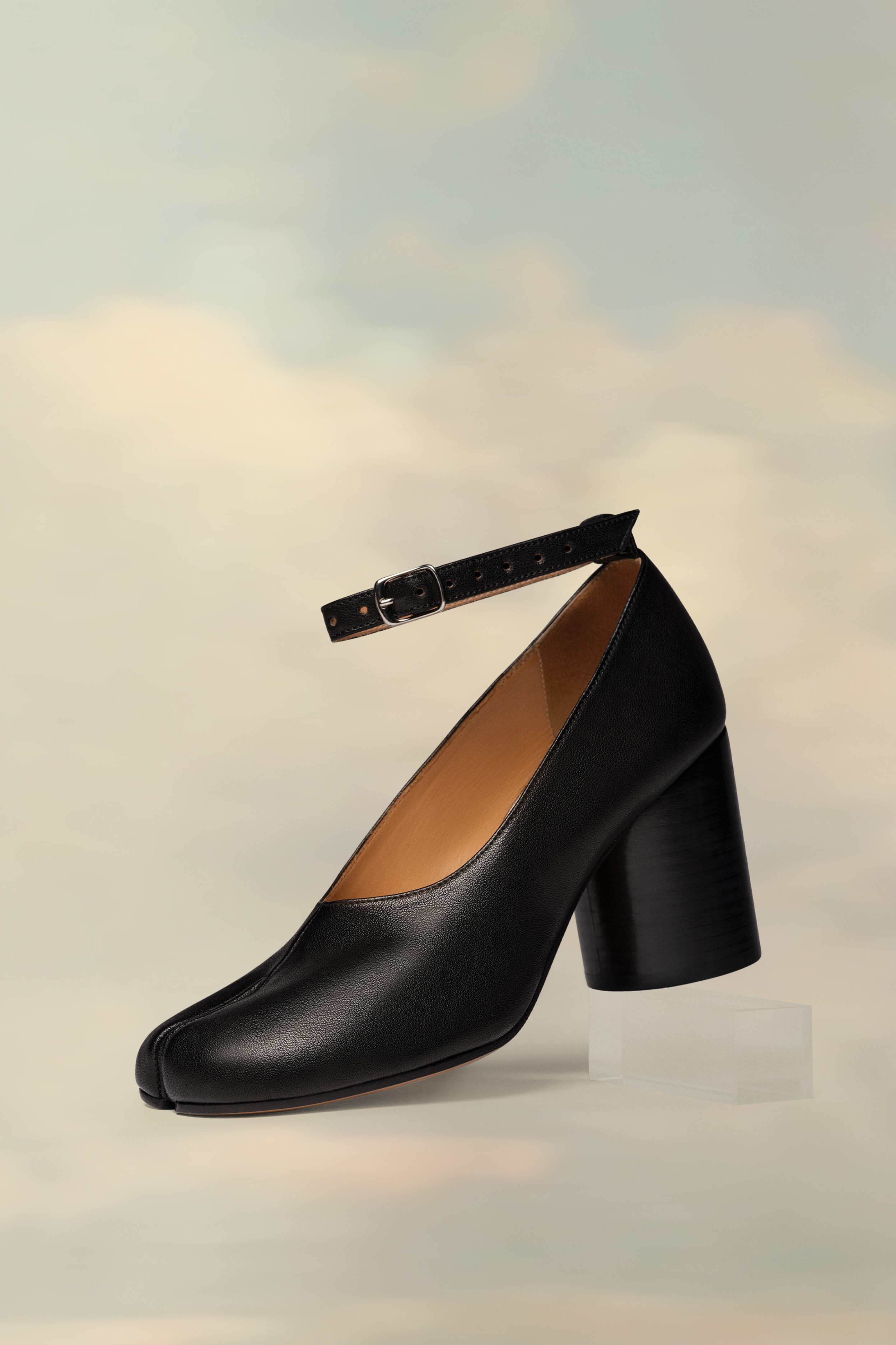 Escarpins Tabi En Cuir Major Noir Noir