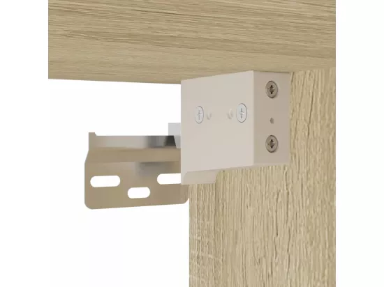 Armoire d'évier Chêne sonoma 90x38,5x45 cm Aggloméré
