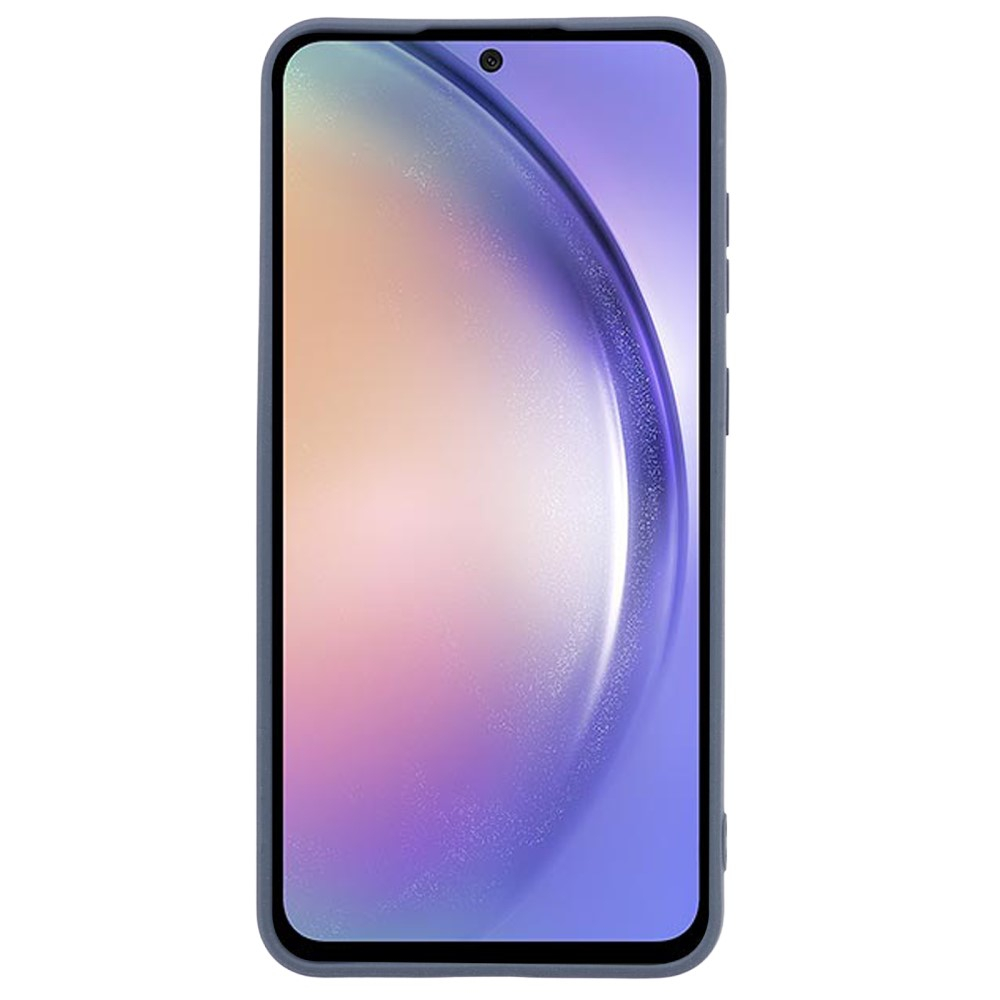 Samsung Galaxy S24  Plus Gummi Case Hülle mit Kameraschutz - Blaugrau