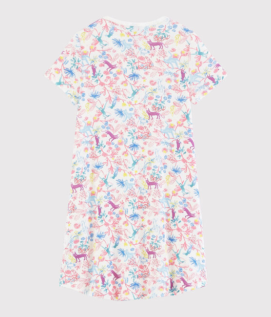 Chemise de nuit imprimé jungle petite fille en coton