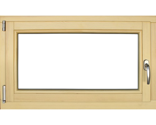 Houten raam, grenen, gelakt, 1000x600 mm, DIN links