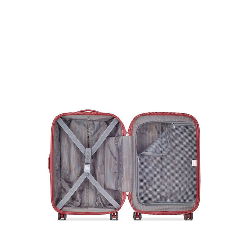 Valise cabine rigide Caumartin Plus 55 cm Rouge