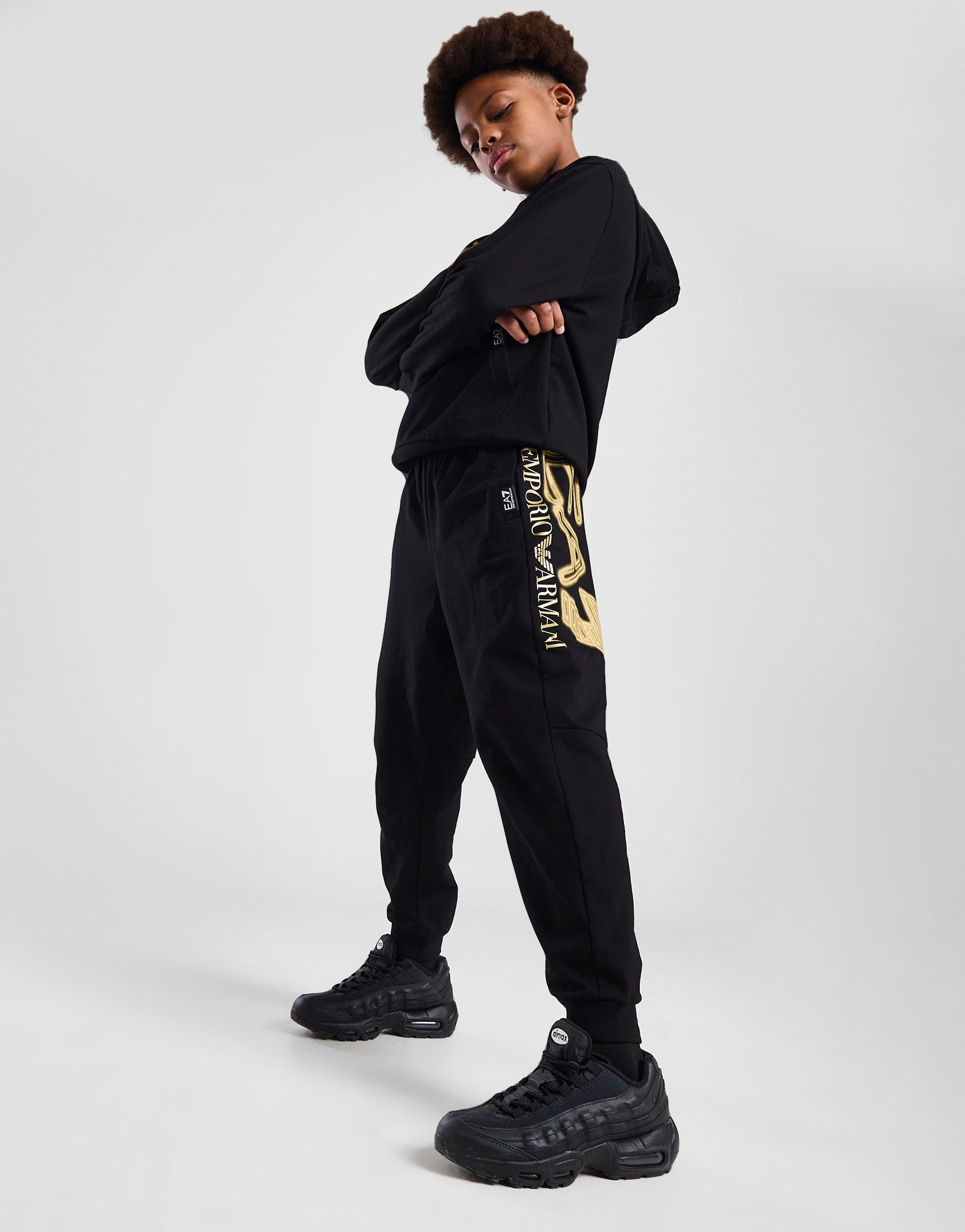 Emporio Armani EA7 Pantalon de jogging Gold Logo Junior