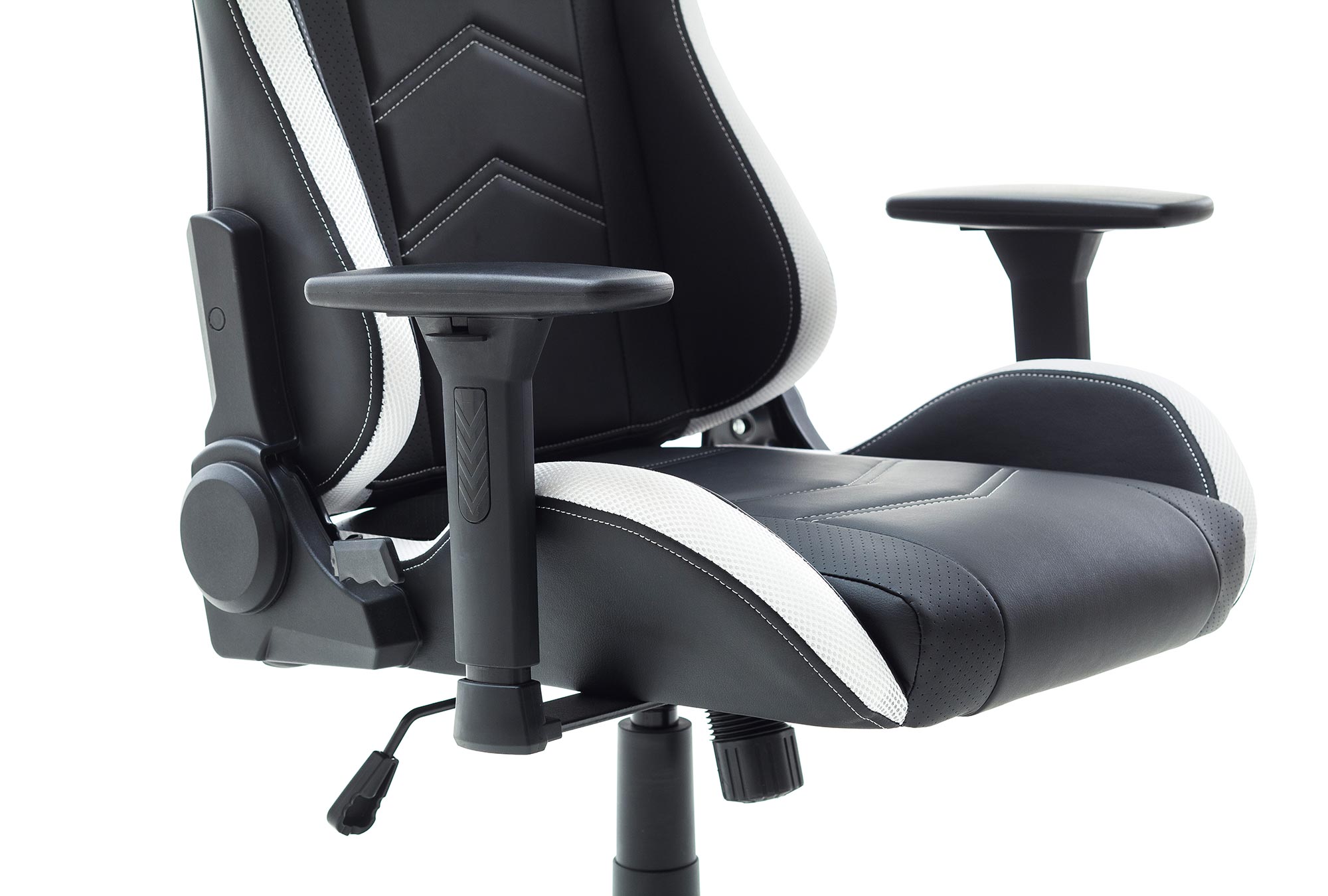 Gaming-Drehstuhl - schwarz - mit LED-Beleuchtung