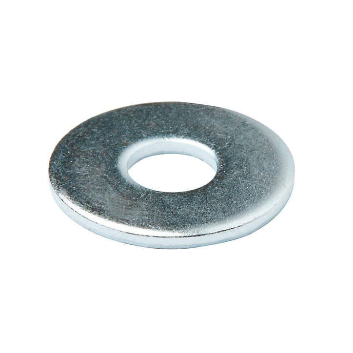 Rondelles plates larges en acier au carbone ø 8mm - 100 pièces