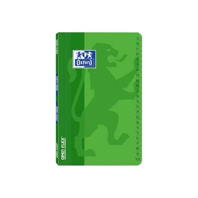 Oxford OpenFlex - Répertoire 11 x 17 cm - 96 pages - petits carreaux (5x5 mm) - disponible dans différentes couleurs
