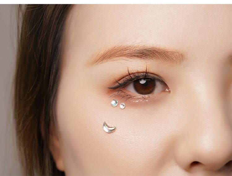Malnia Home - Star Moon Rhinestone Face Makeup Jewels Sticker