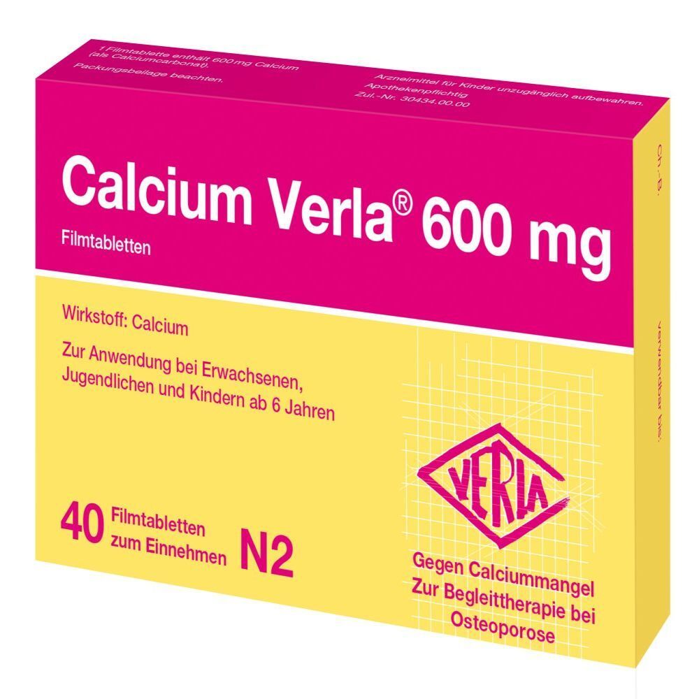 Calcium Verla® 600 mg Filmtabletten