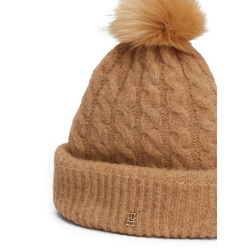 Tommy Hilfiger Cable Beanie, Beige