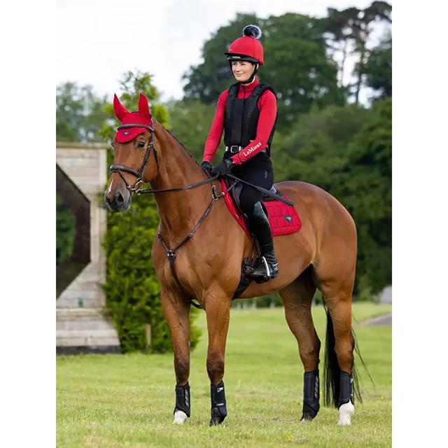 Zadeldek LeMieux Loire Classic Square Close Contact Springen Rood