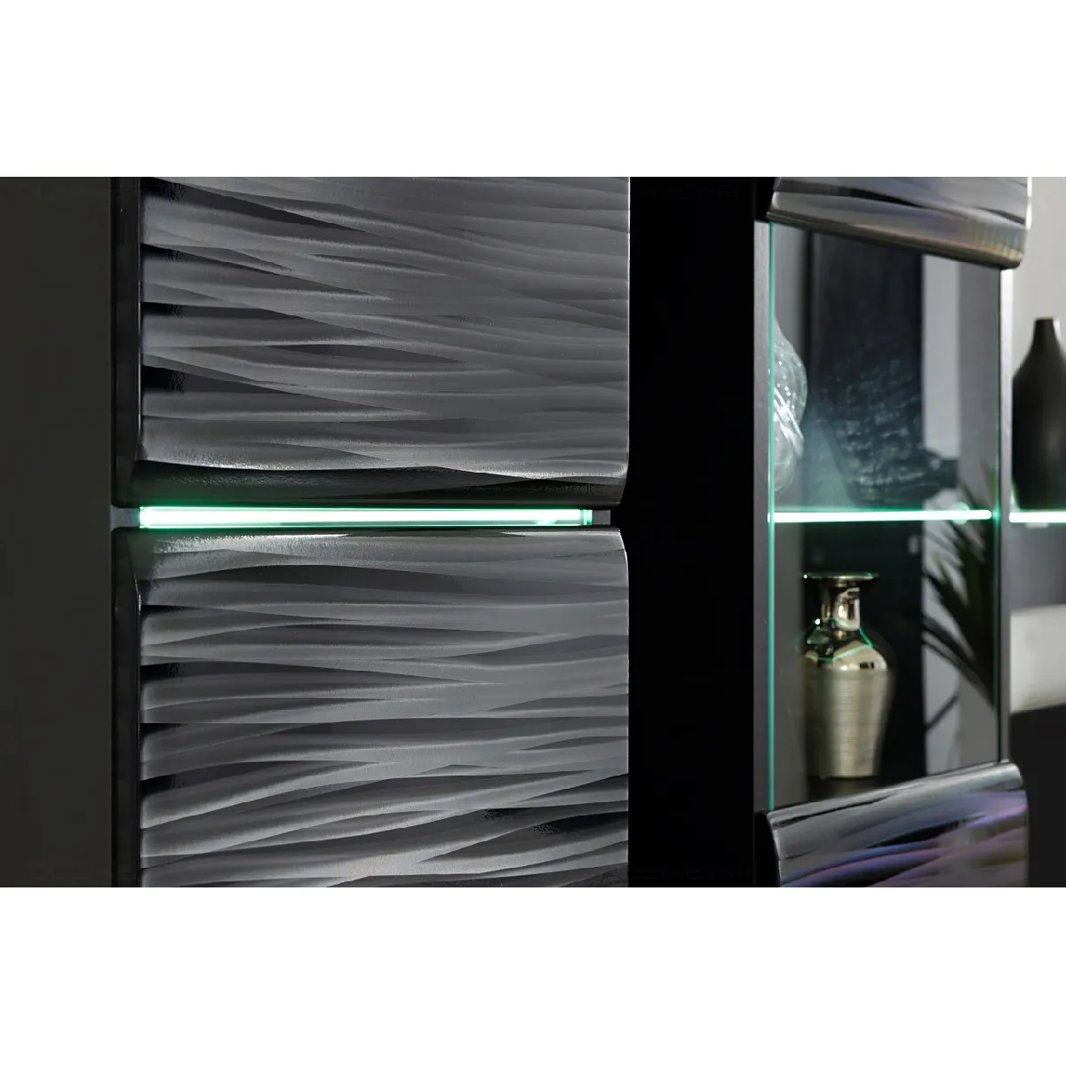 DUSINE NINJA EFFET 3D LED 280 cm - Noir