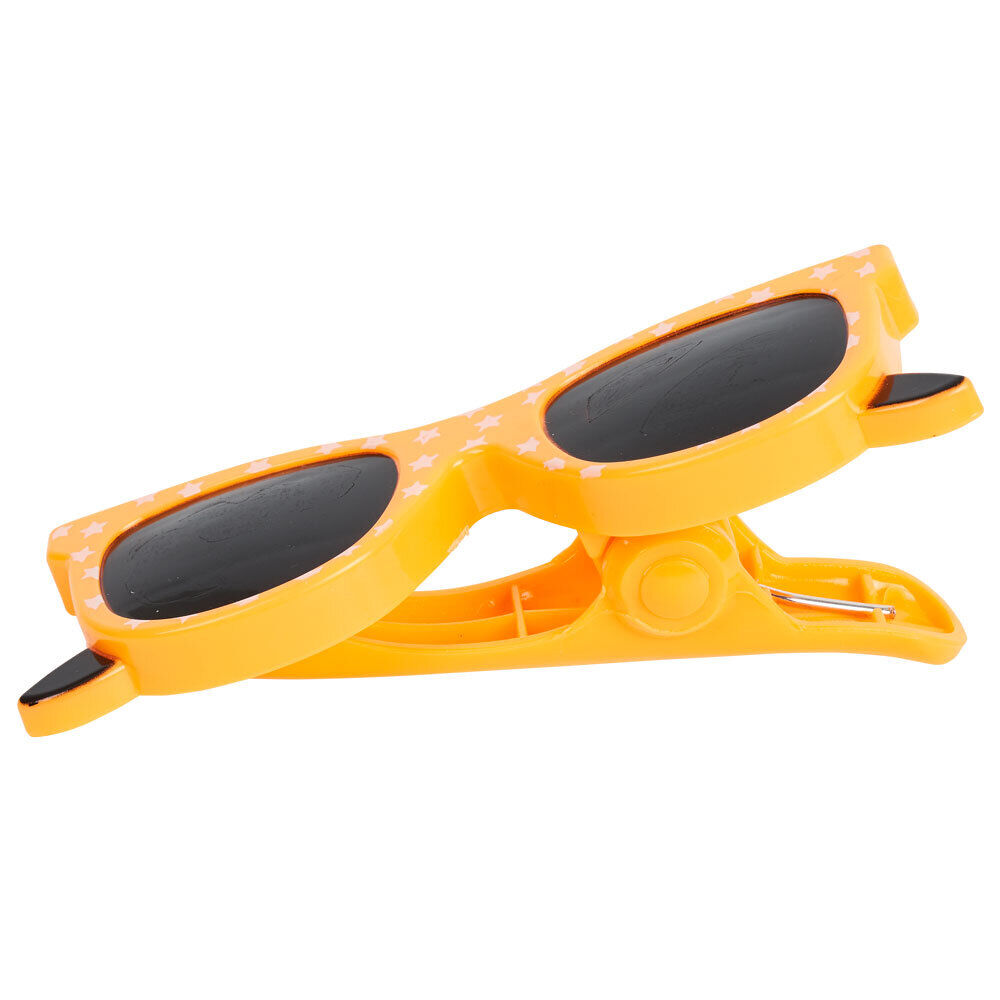 Lot de 2 clips serviette forme lunettes