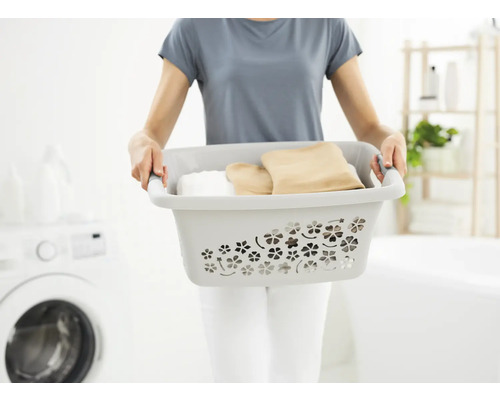 Rotho Flowers wasmand, 25 l, matgrijs, 1756590002WS