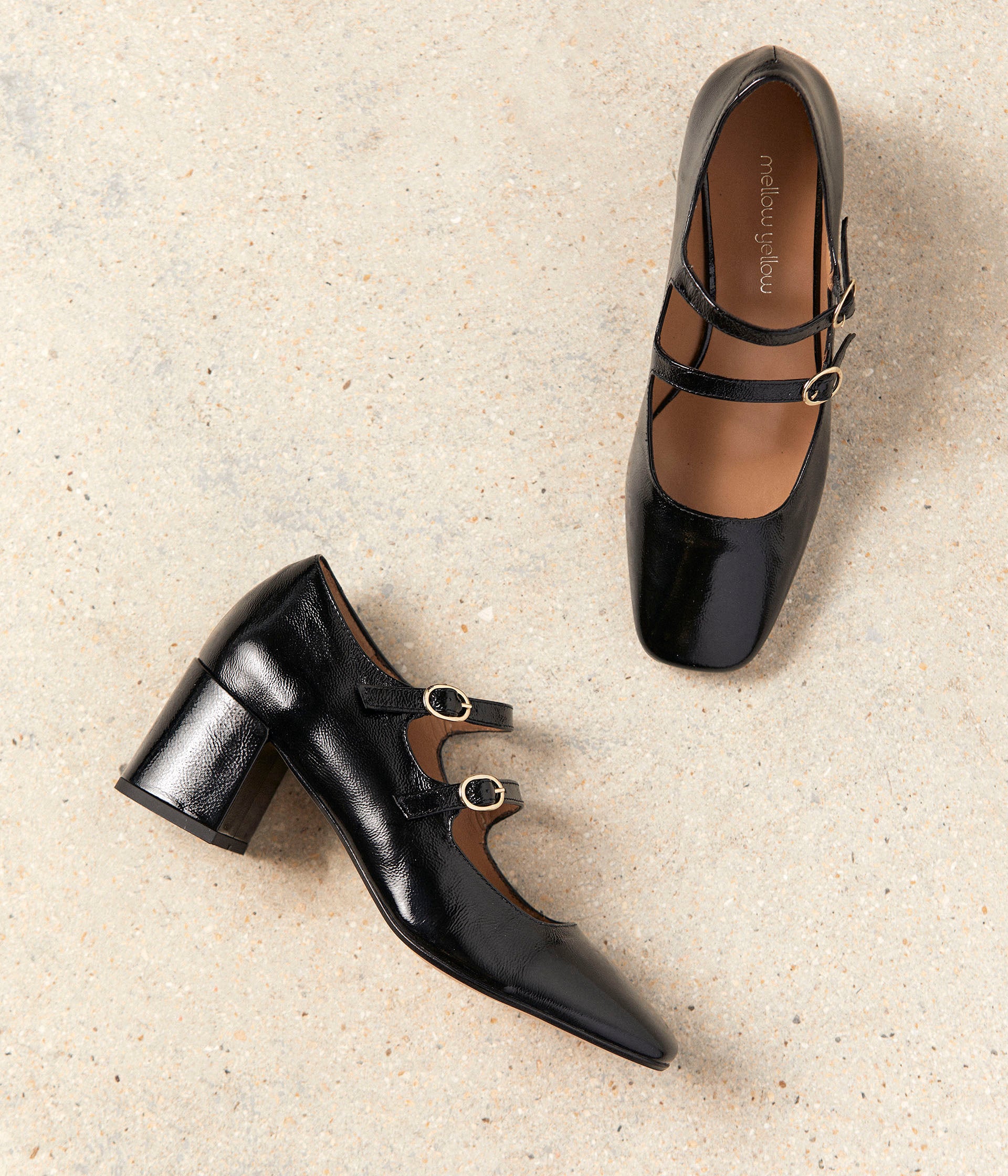 Babies cuir verni Irving