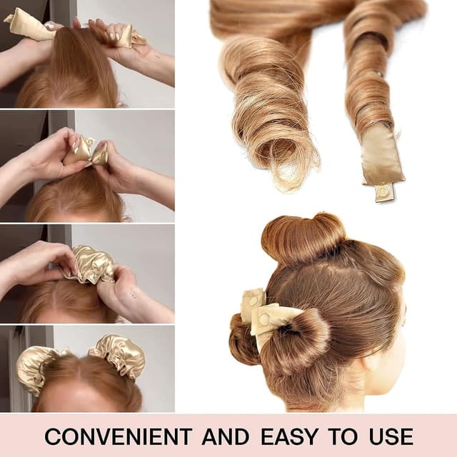 Varmefrit krøllesæt (1 stang, 1 scrunchie)