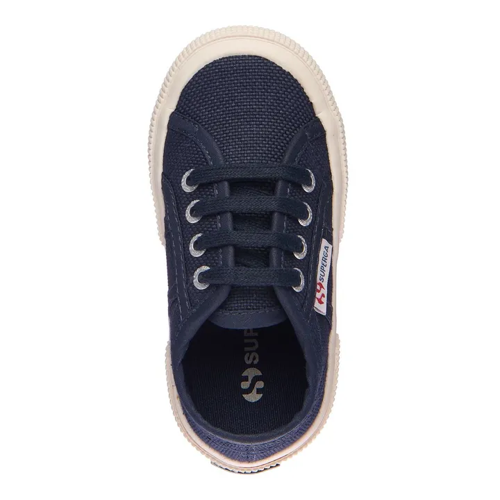 Superga Baskets Lacets Coton Basse | Bleu marine