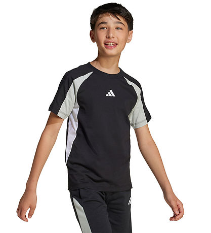 adidas Performance T-Shirt - J CB T - Schwarz m. Logo