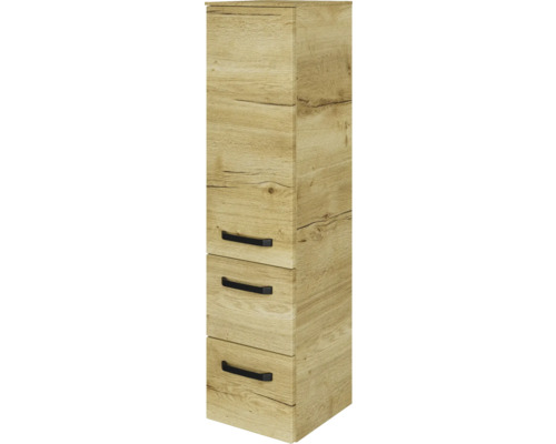 Jungborn VENTITRE halfhoge kast, BxHxD 30 x 121 x 33 cm, frontkleur halifax eiken naturel