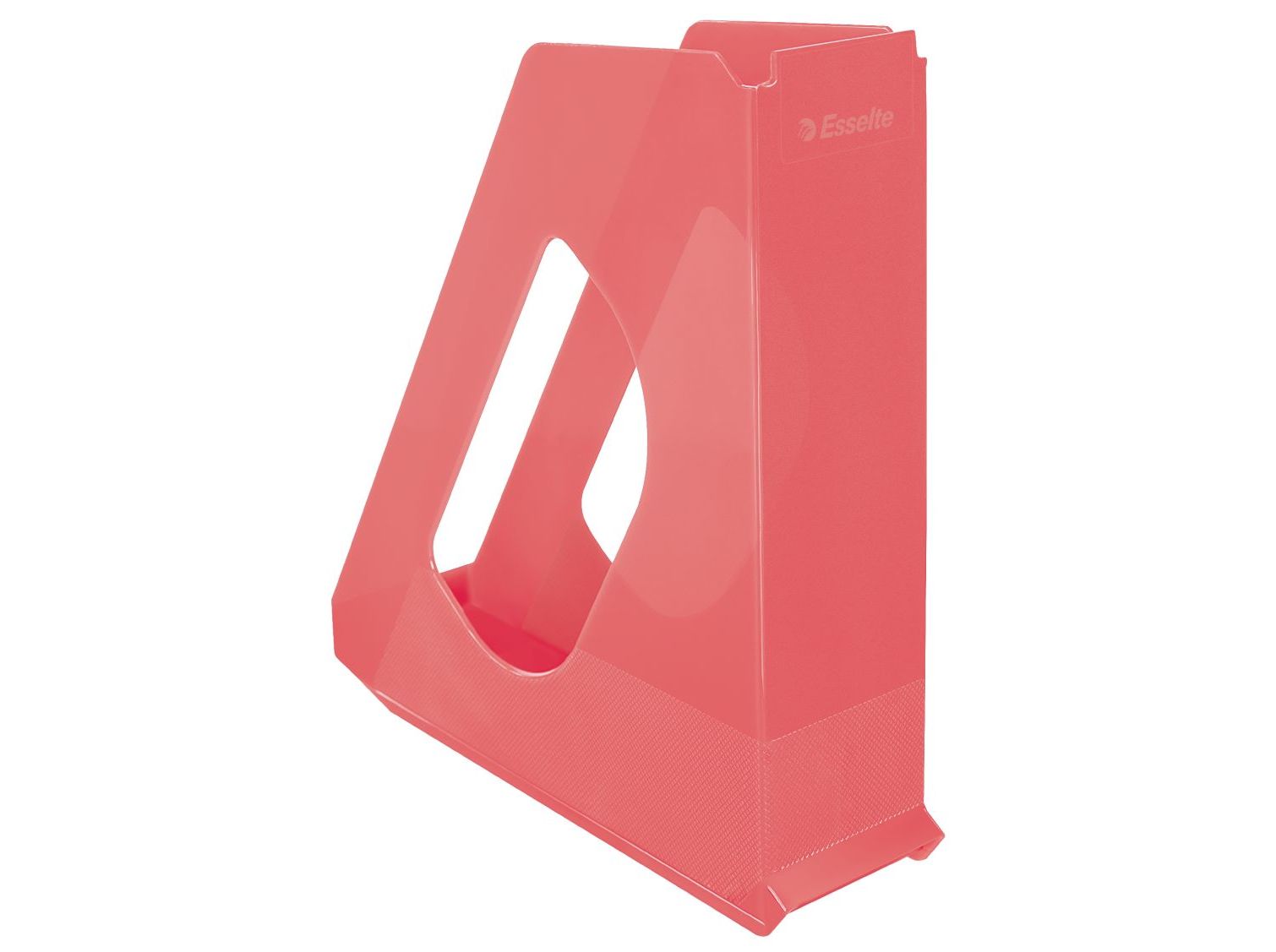 PORTA REVISTA BREEZE ESSELTE TRANSPARENTE CORAL