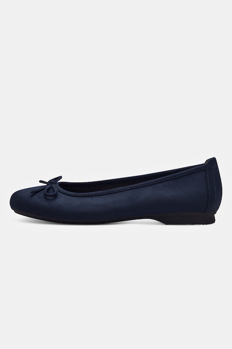 Jana Softline Ballerinas, Zierschleife, Weite H, recycelt