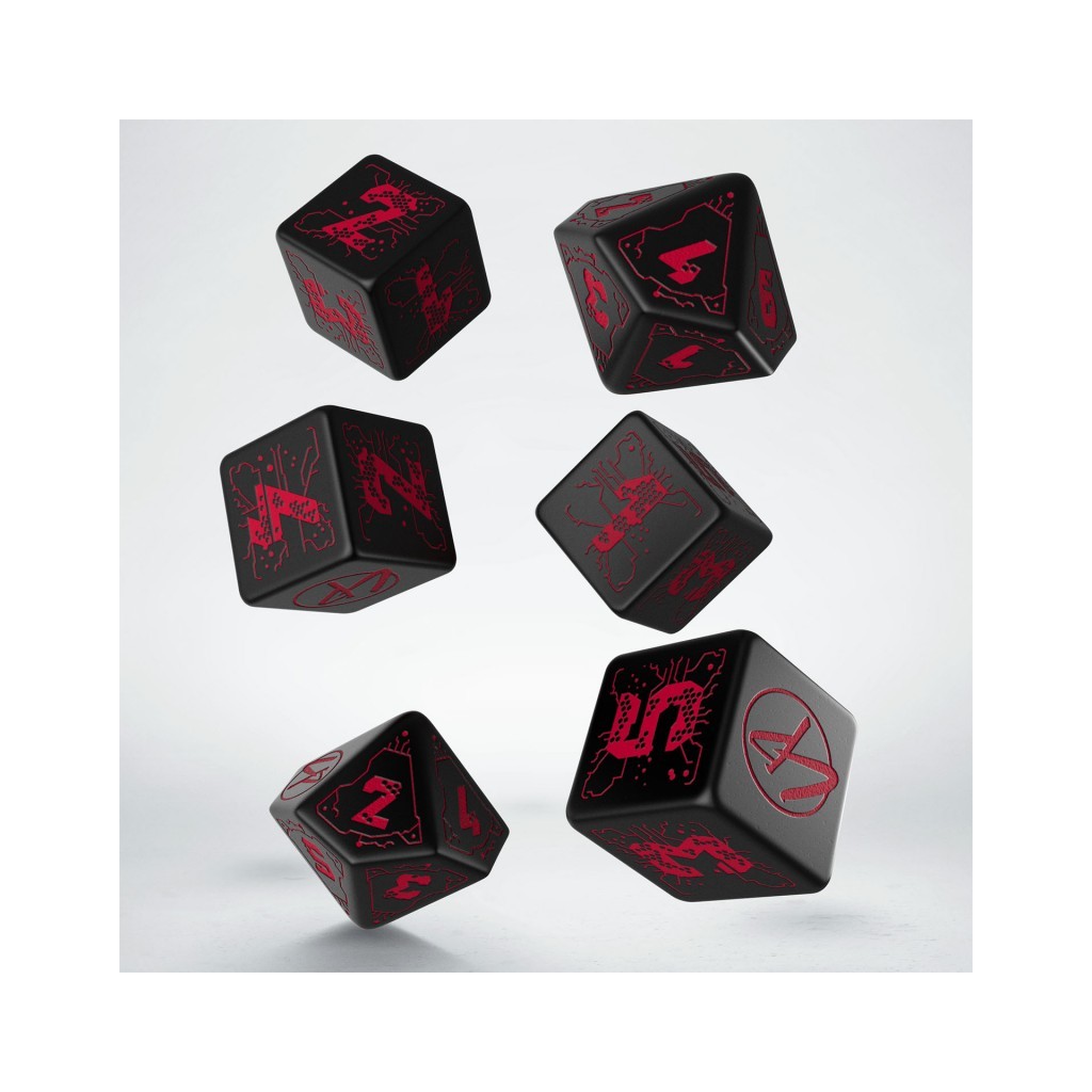 Cyberpunk Red Essential Dice Set (4D6 & 2D10)