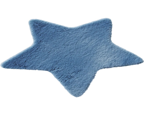 Romance Star tapijt, blauw, 80x80 cm